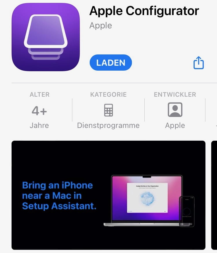 Apple Configurator for iOS 15 available