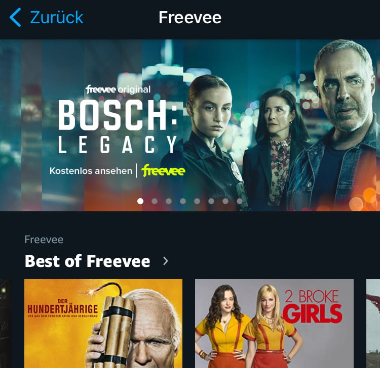 For free: Amazon Freevee starts in Germany