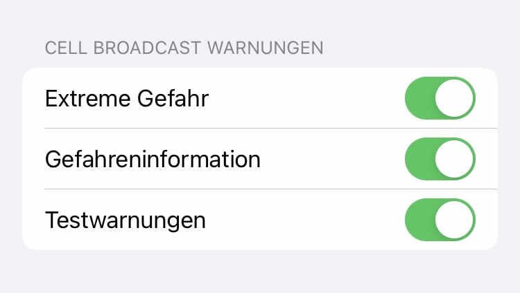 Cell broadcast alarm test: tomorrow the iPhone will beep in Germany