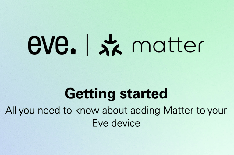First EVE devices can be updated to Matter
