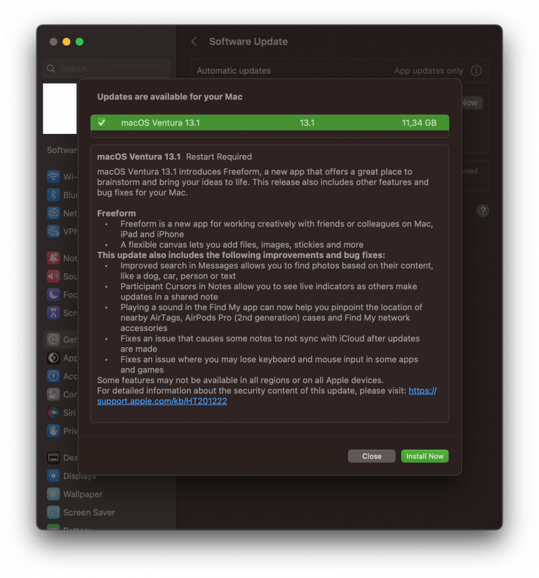 macOS 13.2 Ventura Update under OpenCore Legacy Patcher