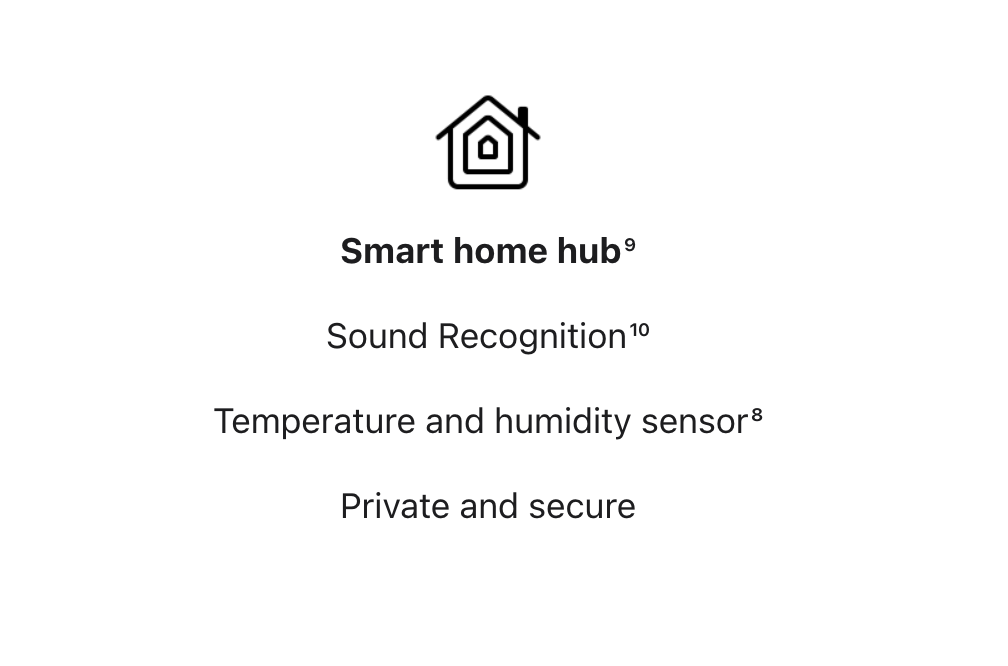 homepod sensors