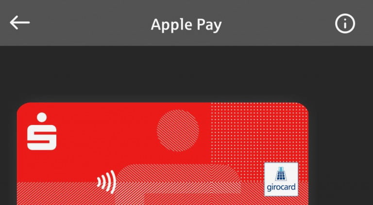 Sparkasse and Apple Pay: card cannot be added