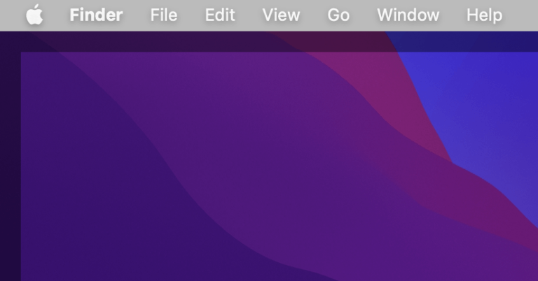 Gray menu bar after macOS update